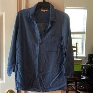 Skies are Blue Tencil chambray shirt